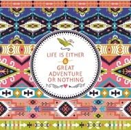 Seamless bright pattern with geometric elements in navajo style N4