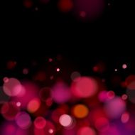 Abstract red bokeh blurry background
