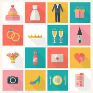 Love icons set N5