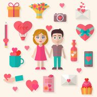 Love icons set N6