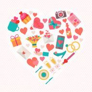 Love icons set N7