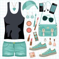Youth fashionable set N2