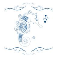 Ornamental sea horse