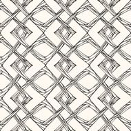 Seamless pattern with abstract squares geometric ornament N3