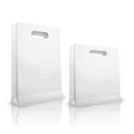blank shopping bags