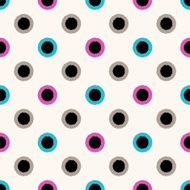 seamless scribble polka dots pattern N3