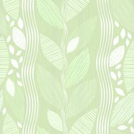 Seamless pattern of abstract leaves