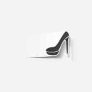 realistic design element shoe N24