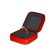Ring in a red box