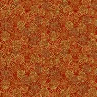 Endless round doodle ornament background