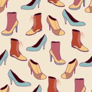 Shopping seamless pattern