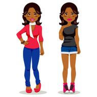 Casual Black Girl