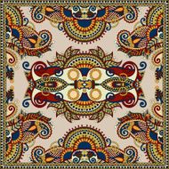 Traditional ornamental floral paisley bandanna N602