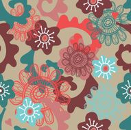 floral seamless pattern N311