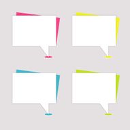 Speech bubble Minimalistic communication icon