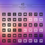 Set of Fashion Icons N111