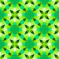 Multicolor geometric pattern in bright green N5