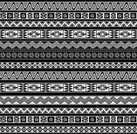 Abstract Ethnic Seamless Geometric Pattern N2