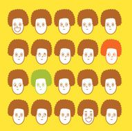 afro wallpaper (vector)