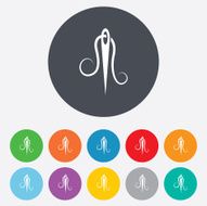 Needle with thread icon Tailor sign N5