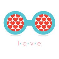 Hearts Reflection Eyeglasses