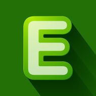Volume icons alphabet E N6