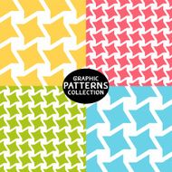 4 graphic patterns collection
