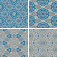 set of abstrack blue cloud and snow seamless colorful background N9