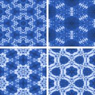 set of abstrack blue cloud and snow seamless colorful background N11