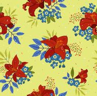 Seamless pattern with flowers N48