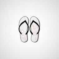 Abstract illustration on flip flops N158