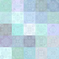 Seamless cross pattern in various color For banknote money design N92