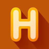 Volume icons alphabet H N7