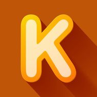 Volume icons alphabet K N7