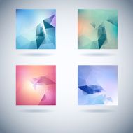 Abstract Blurry Hipster Background With triangles N8