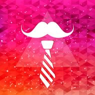 Triangle retro hipster background N3