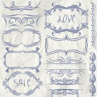 floral decorative borders ornamental rules dividers frame