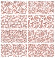 Set of lacy patterns N8