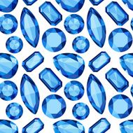 blue Sapphire seamless pattern