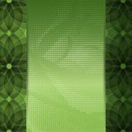 Green card or invitation template