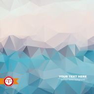 Abstract Colorful Triangles Background Vector N166