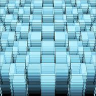 Perspective geometric template