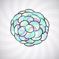 Abstract design element illustration background