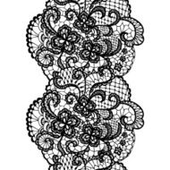 Lacy vintage trim N35