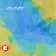 Abstract Colorful Triangles Background Vector N171