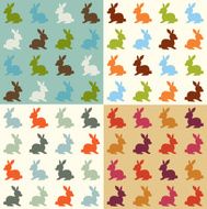 seamless rabbits pattern N9