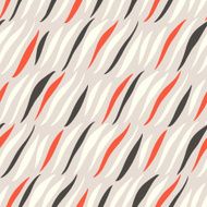 Seamless pattern with abstract geometric waves ornament N6