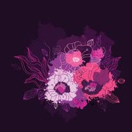 Decorative floral background N4