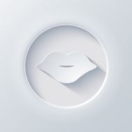 Vector light circle icon Eps10 N22