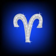 Zodiac Aries sign icon